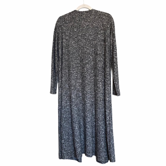 LuLaRoe Sarah Cardigan Duster Sweater Marl Grey - Picture 3 of 16